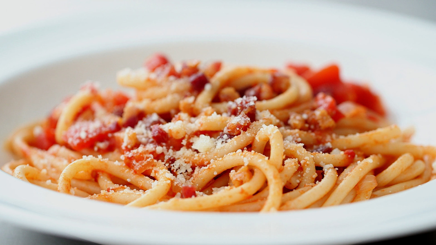 Video Bucatini with Pancetta Recipe Martha Stewart