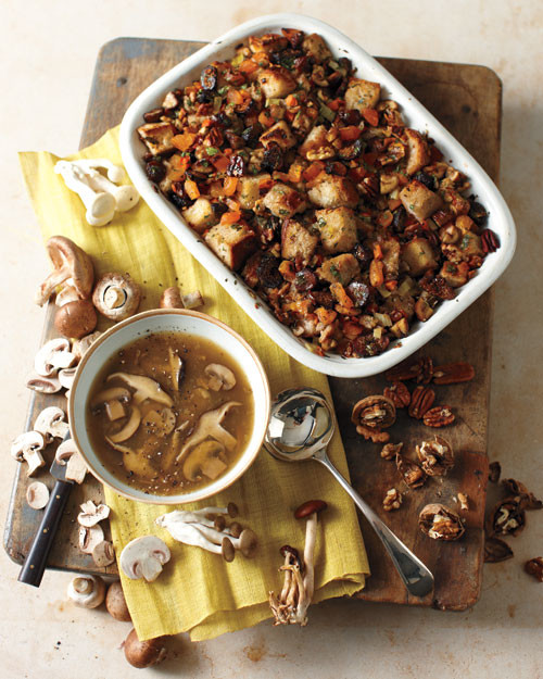 Dried Fruit and Toasted Nut Stuffing Recipe | Martha Stewart