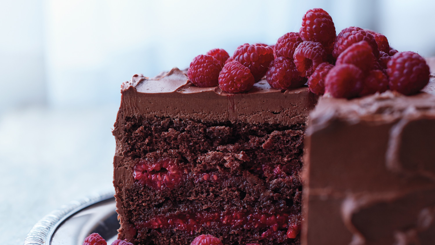 Chocolate-Raspberry Cake