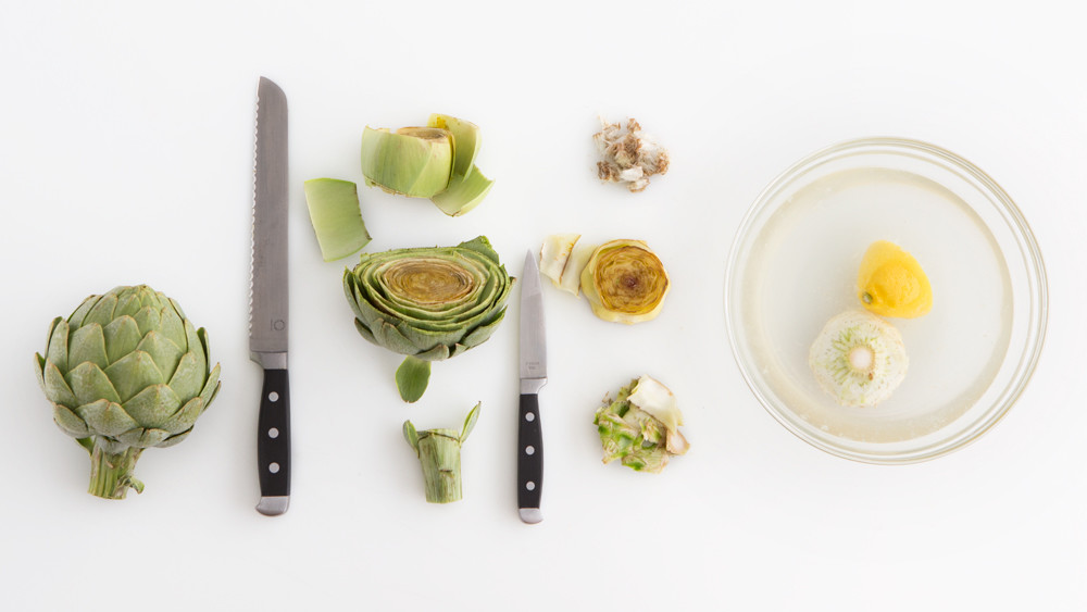 Video How to Prep an Artichoke Heart Martha Stewart