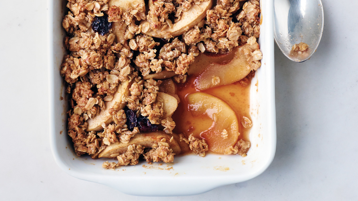 Apple Oat Crisp Recipe & Video Martha Stewart