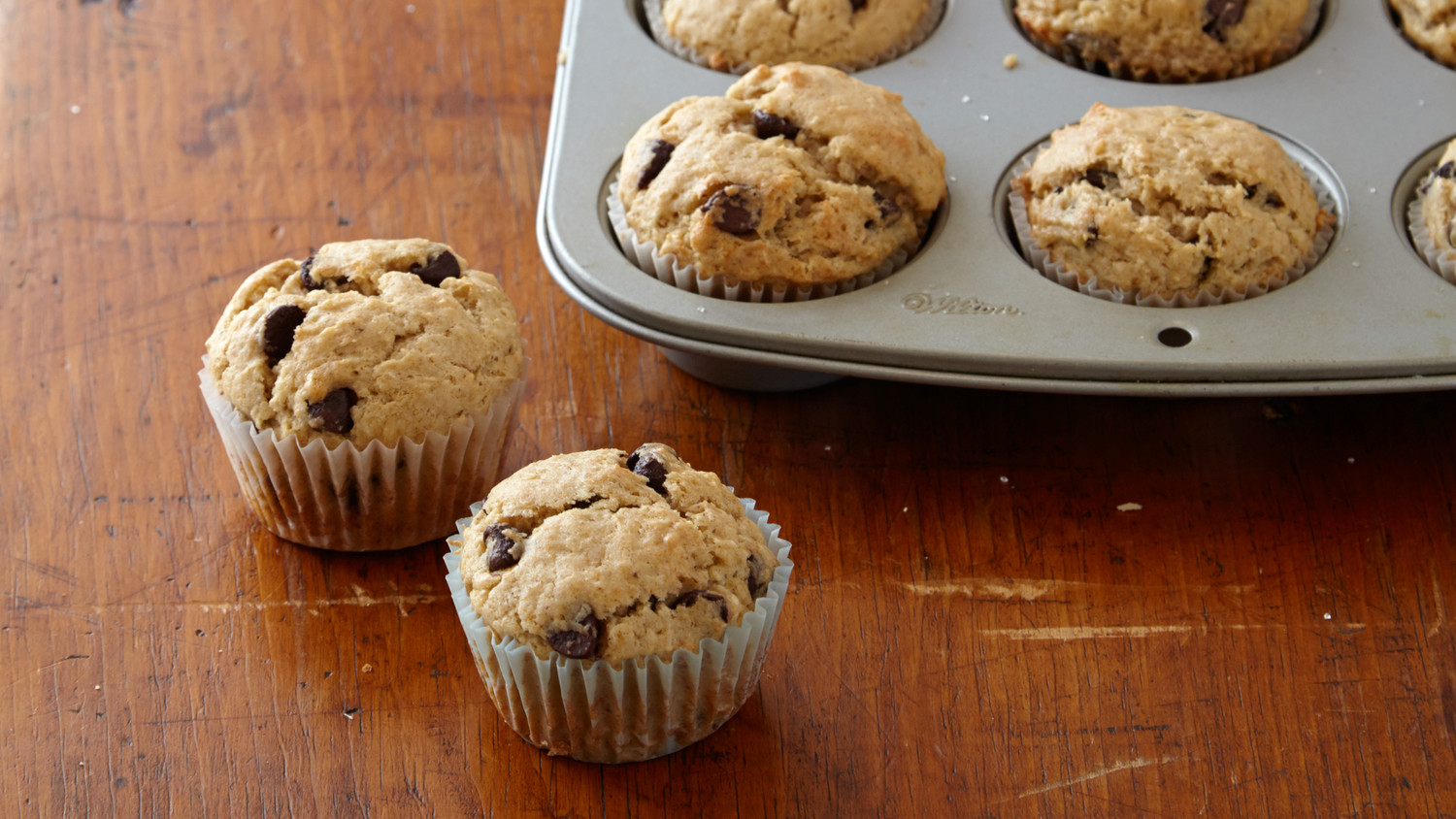 Chocolate Chocolate Chip Banana Bread Muffins Chocolate Chocolate Chip Banana Bread Muffins