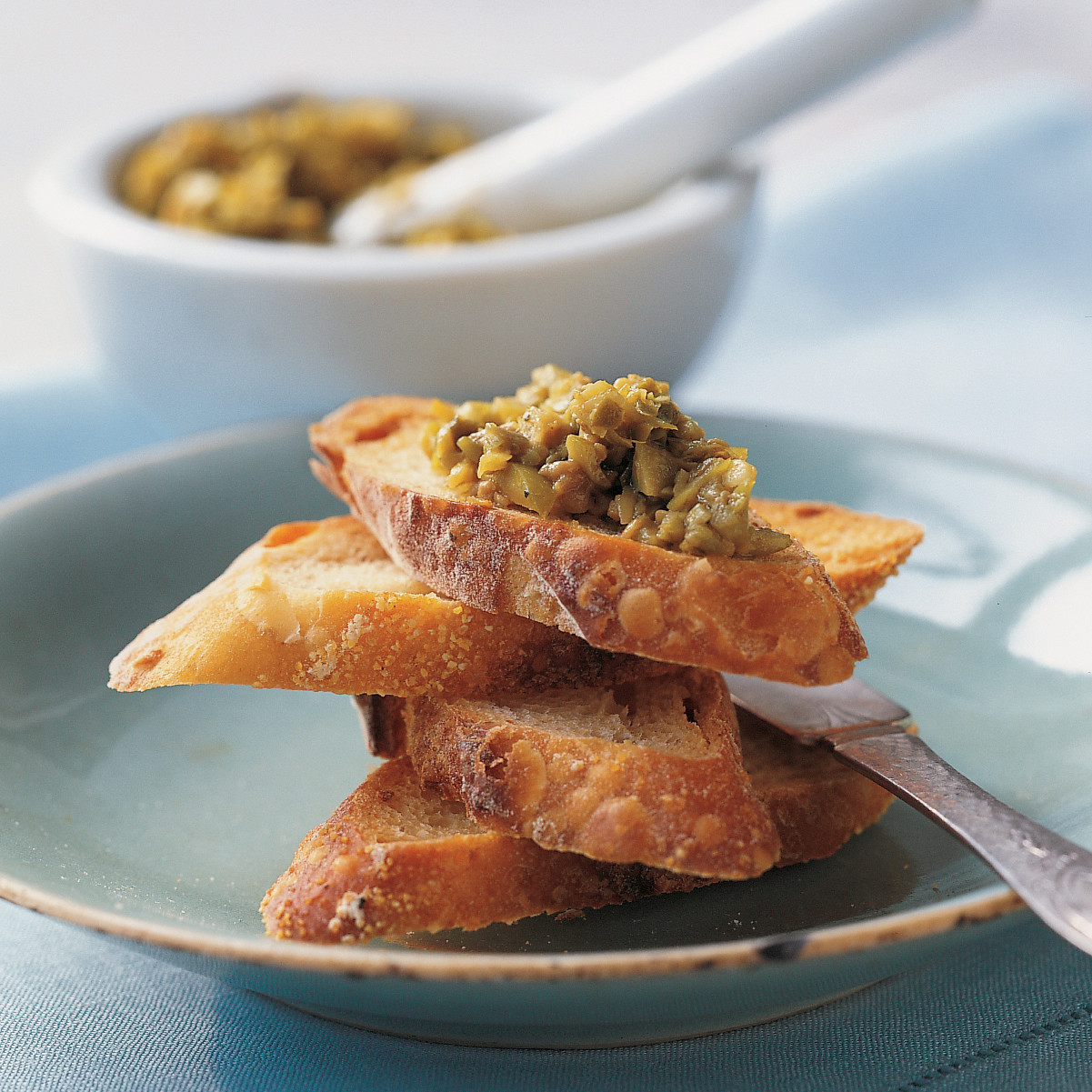 Green-Olive and Caper Tapenade 