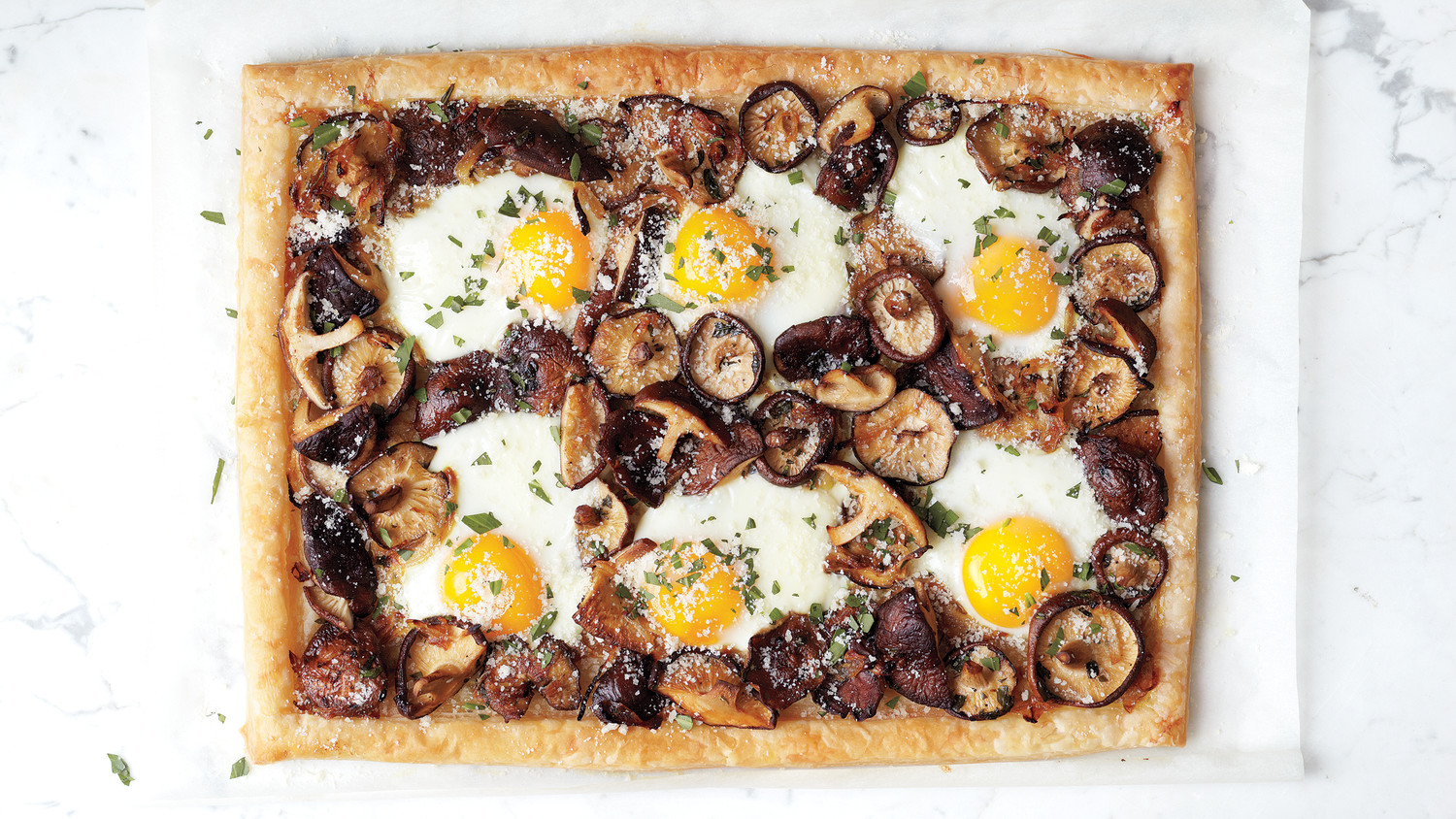 Shiitake and Egg Tart Recipe Martha Stewart