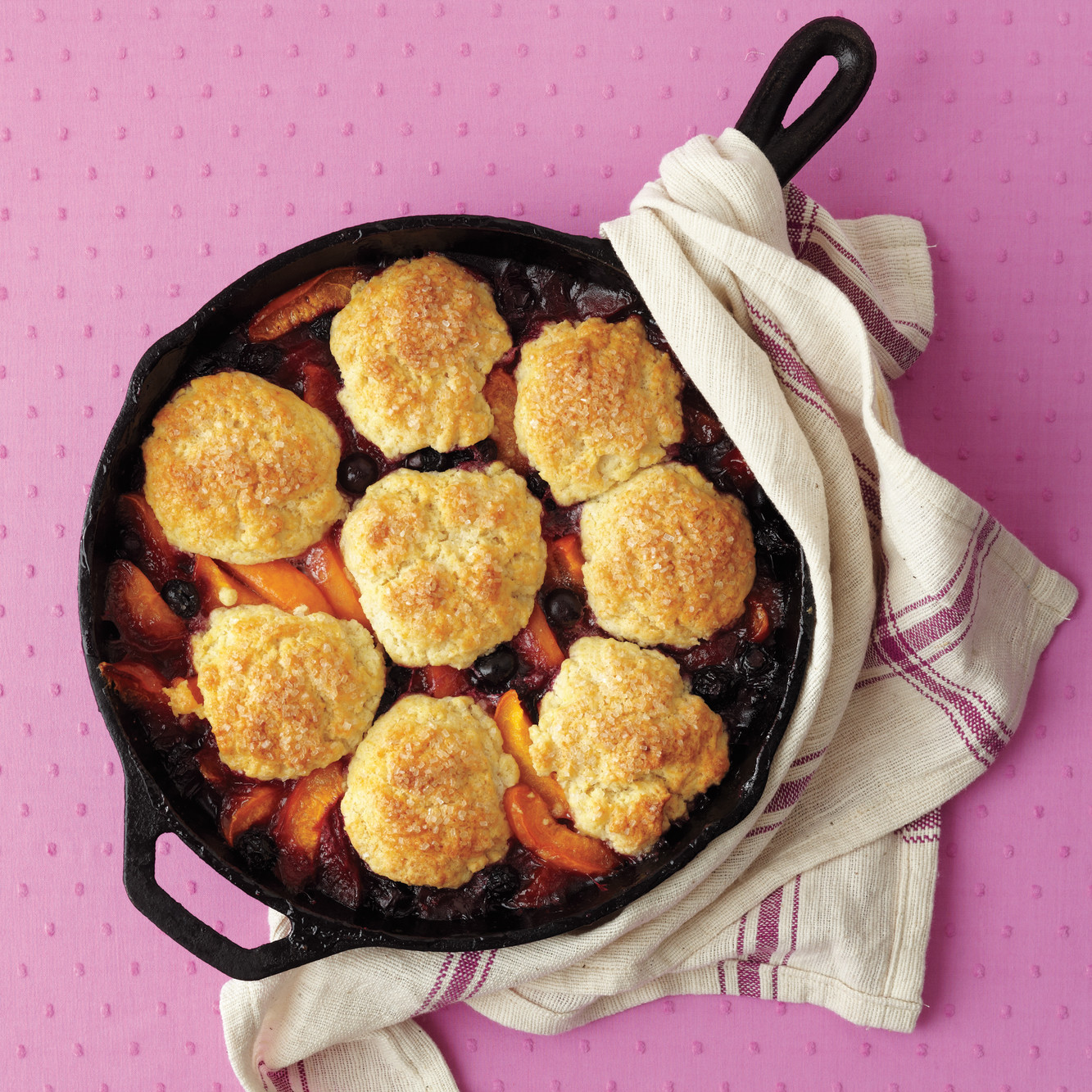 ApricotBlueberry Cobbler Recipe & Video Martha Stewart