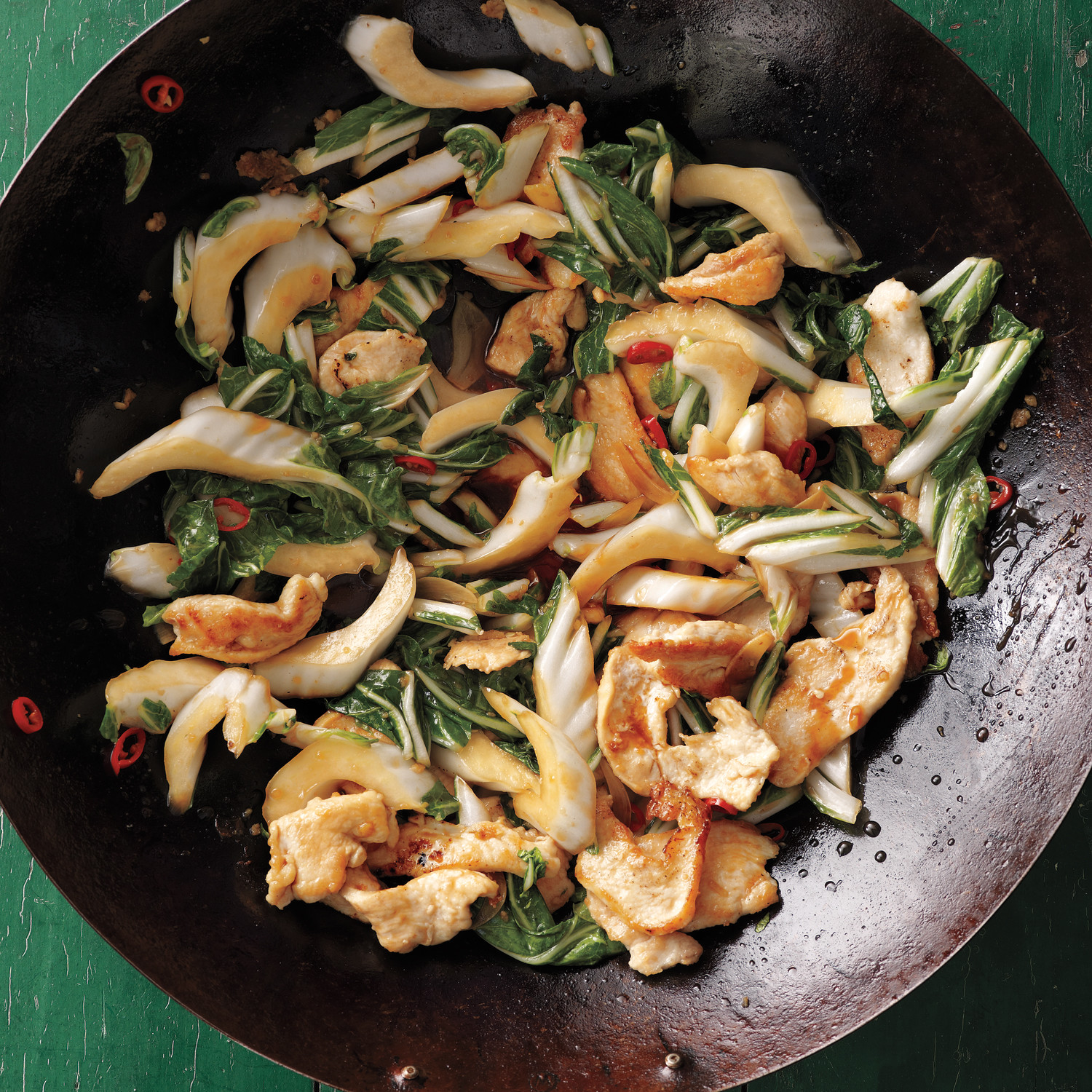 Stir-Fried Chicken with Bok Choy Recipe | Martha Stewart