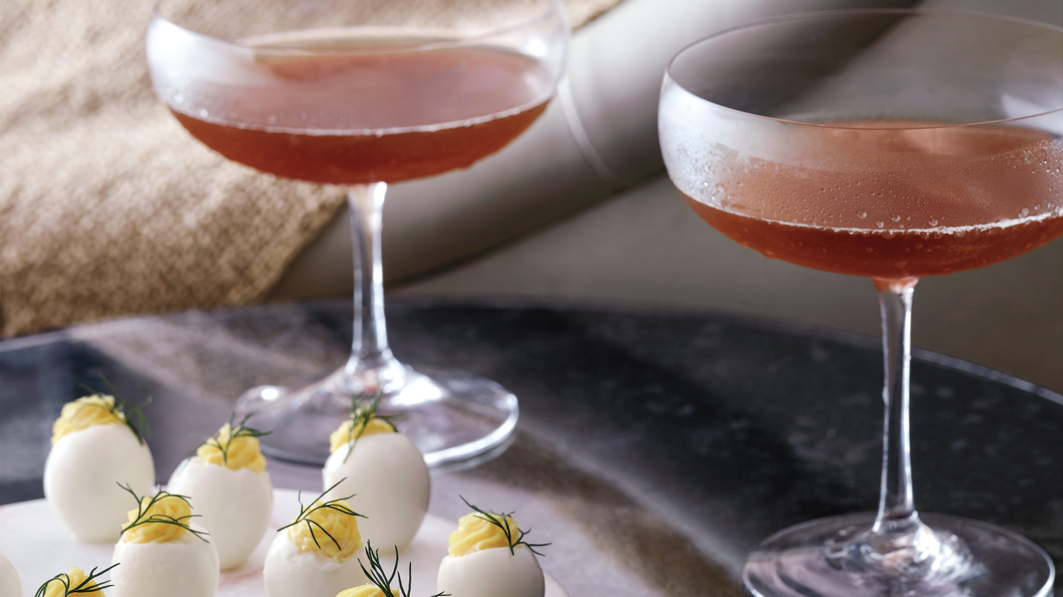 Lemon and Dill Deviled Quail Eggs Recipe | Martha Stewart