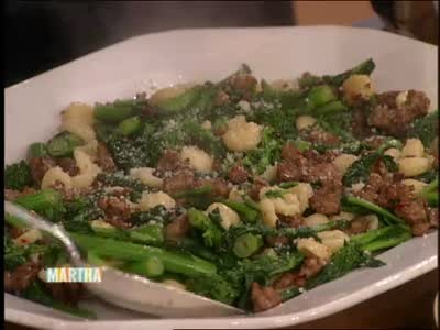 Ina Garten Broccoli video: orecchiette with broccoli rabe and sweet sausage | martha Ina Garten Broccoli video: orecchiette with broccoli rabe and sweet sausage | martha
