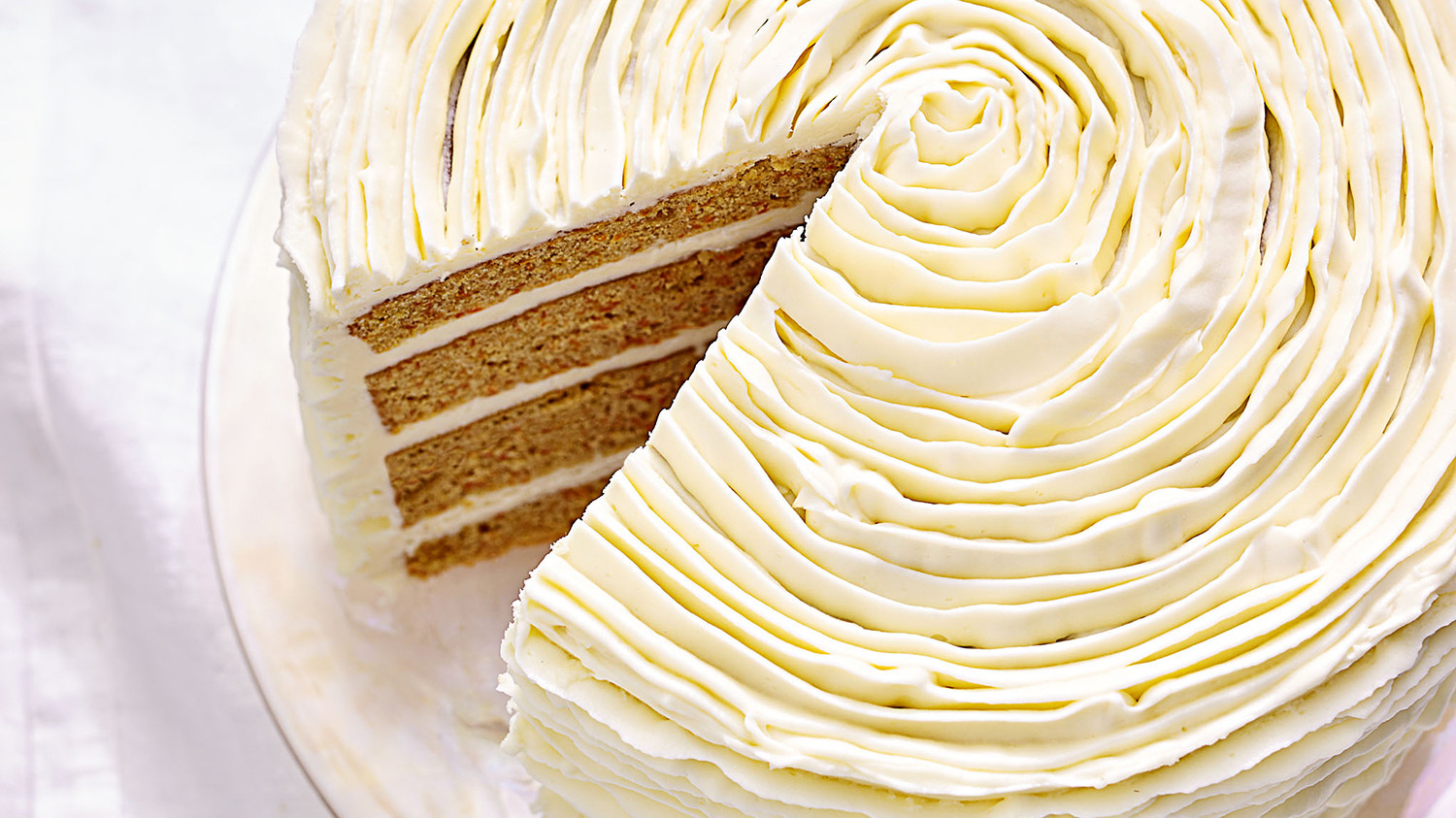 Carrot Cake with White-Chocolate Frosting