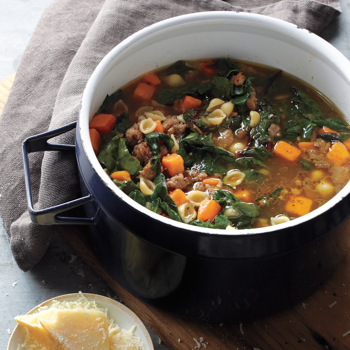 Sweet Potato Sausage Soup