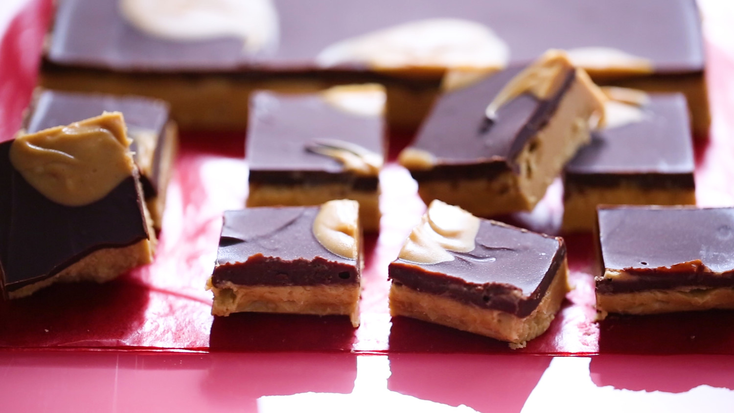 Video NoBake Chocolate Peanut Butter Bars Martha Stewart
