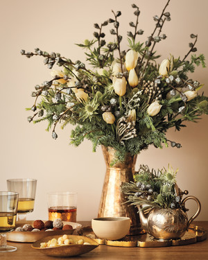 holiday home decor: a touch of shimmer | martha stewart holiday home decor: a touch of shimmer | martha stewart