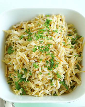 pilaf rice yellow