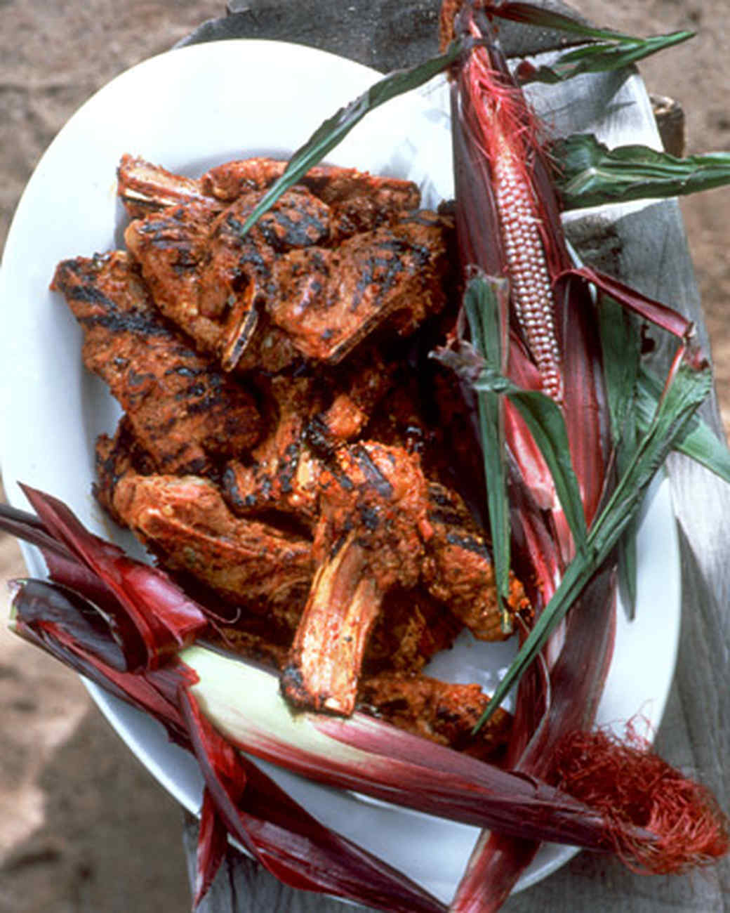 Red Chile Lamb Chops Recipe Martha Stewart