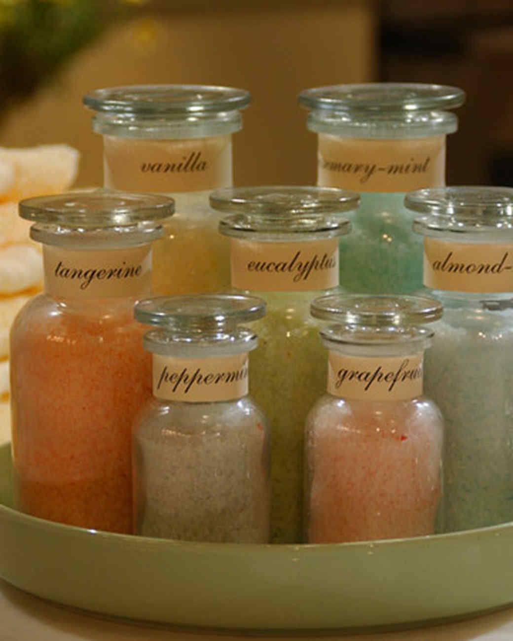 Homemade Bath Salts & Video | Martha Stewart 