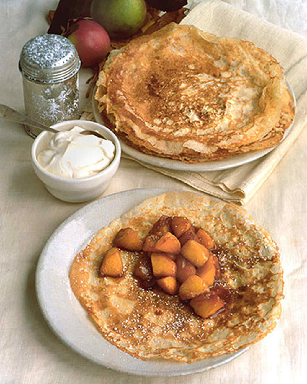 Caramelized Apple Crepes Recipe | Martha Stewart