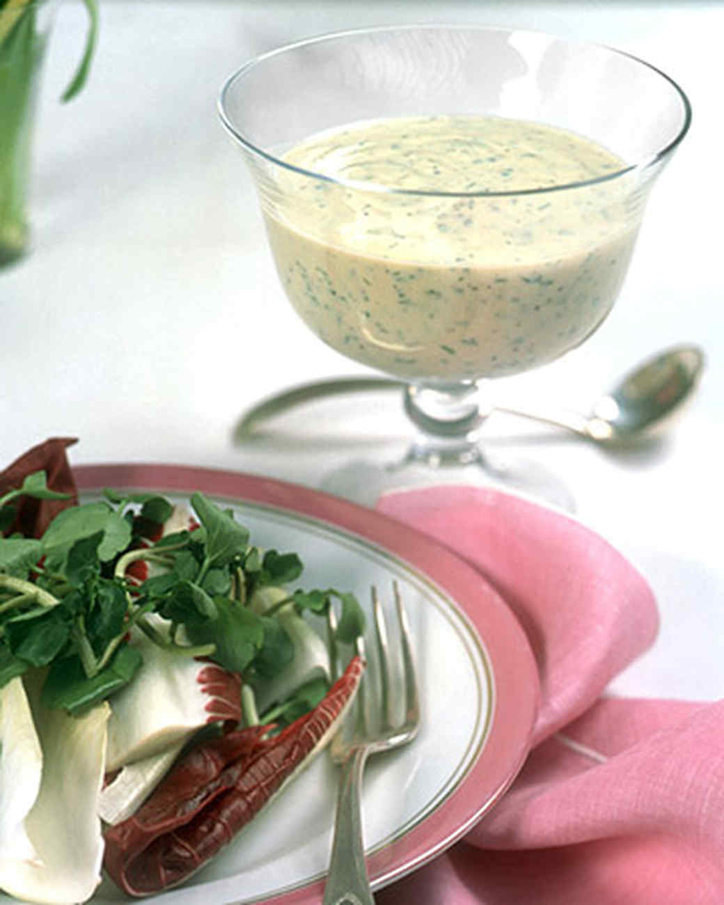 Creamy Lemon-Herb Dressing Recipe | Martha Stewart