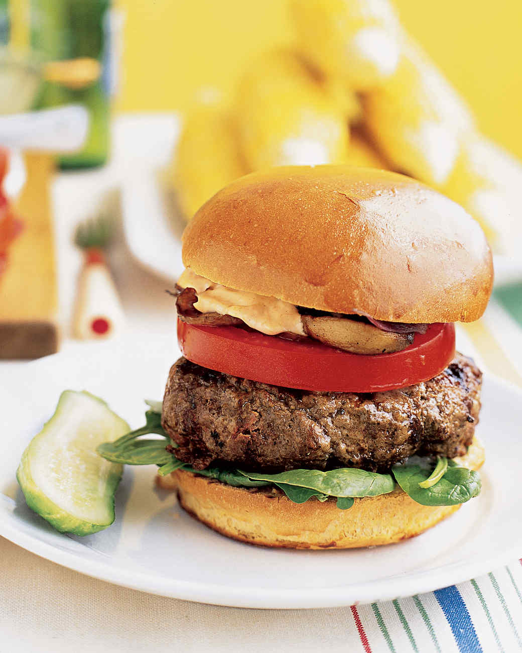 Cheese-Stuffed Burgers Recipe & Video | Martha Stewart