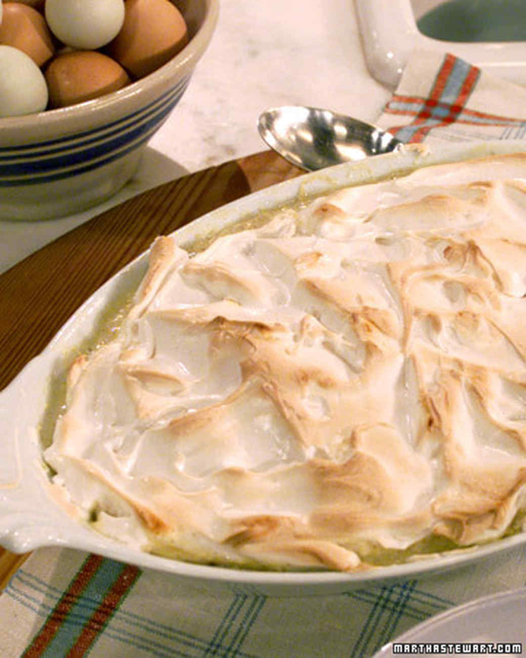 Meringue Topped Rice Pudding