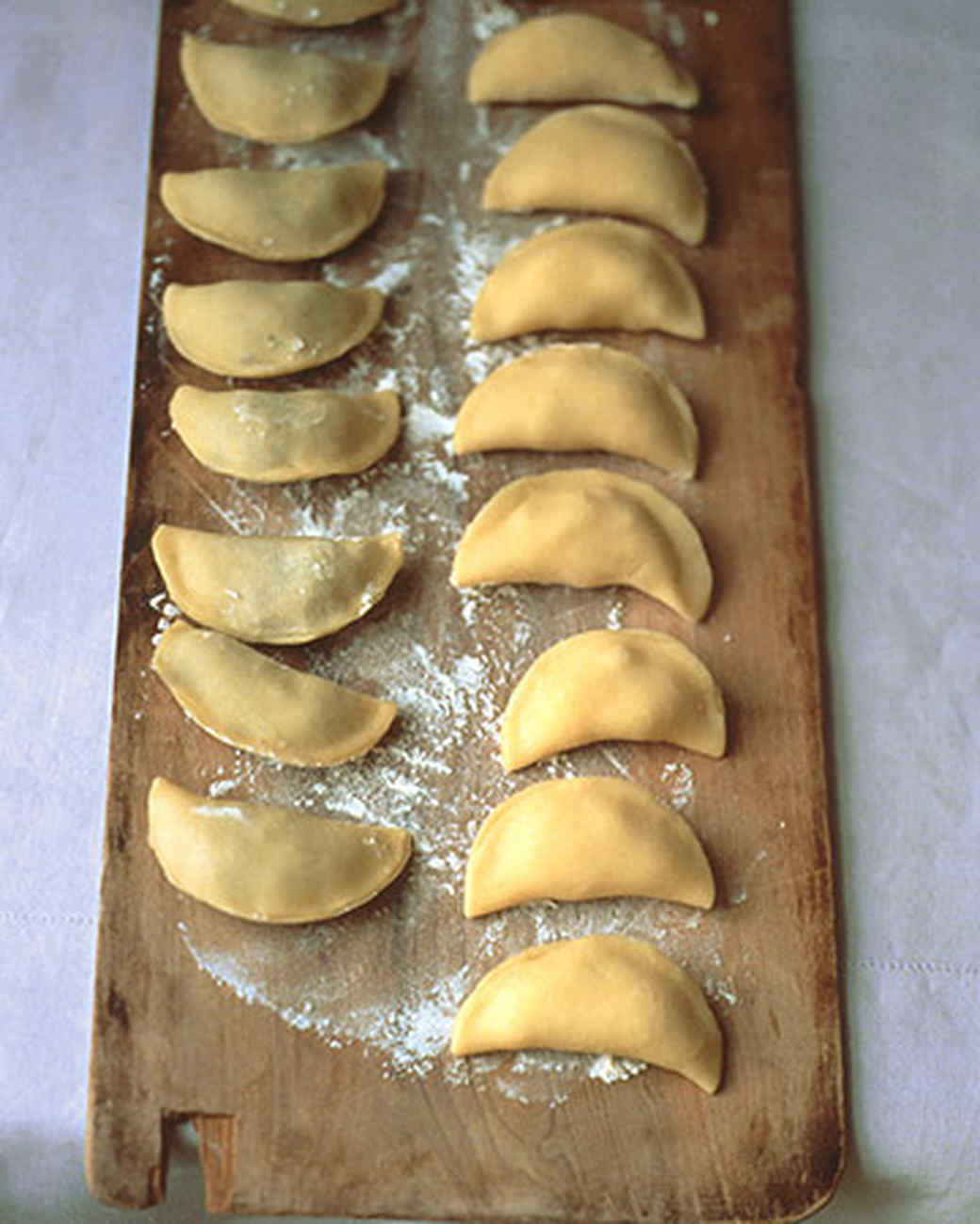 Potato and Goat Cheese Pierogi Recipe Martha Stewart