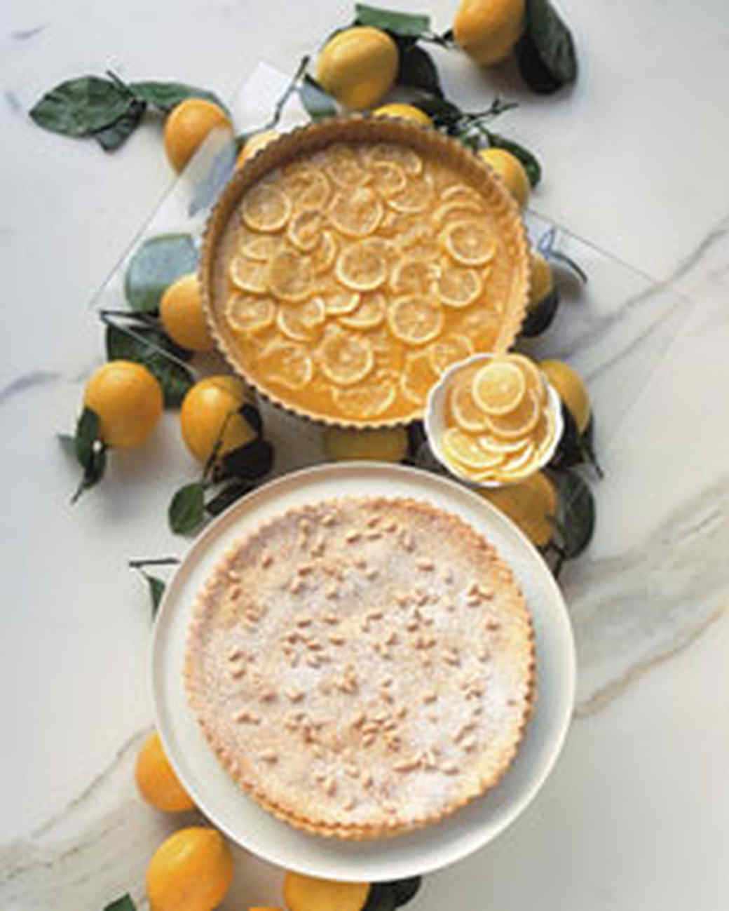 Lemon Pine Nut Tart Recipe Martha Stewart 1561