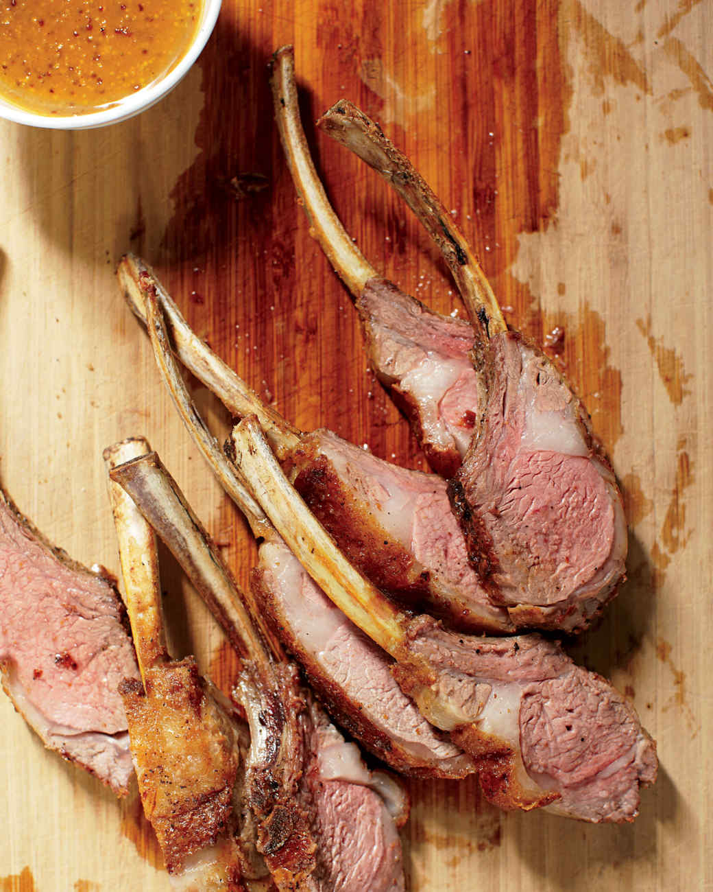 Rack of Lamb with Mustard Sauce Recipe | Martha Stewart