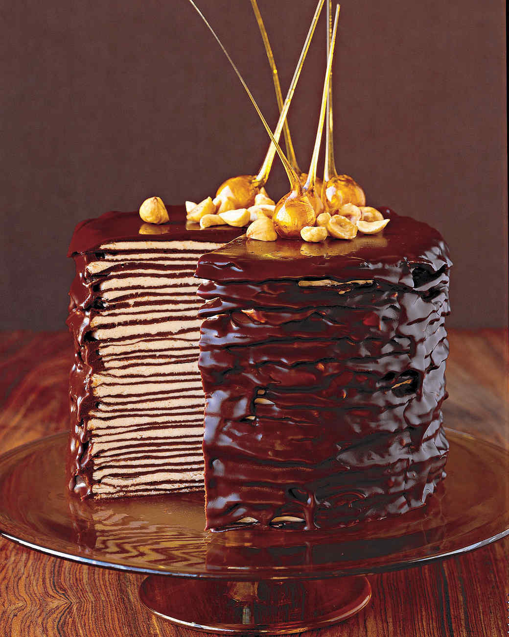 Darkest Chocolate Crepe Cake