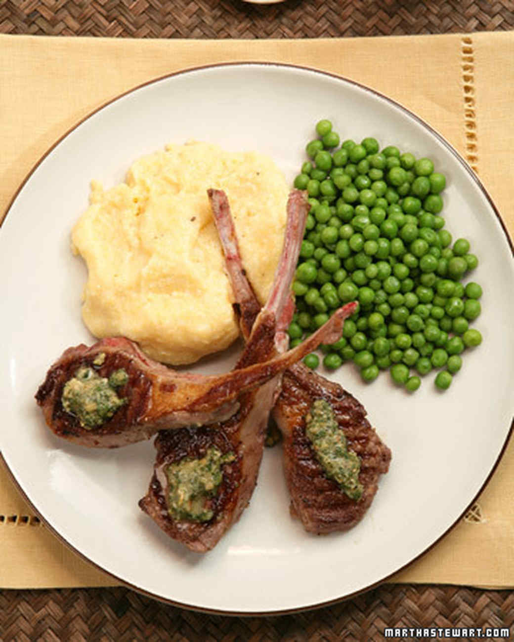 Grilled Lamb Chops with Mint Gremolata Recipe & Video | Martha Stewart
