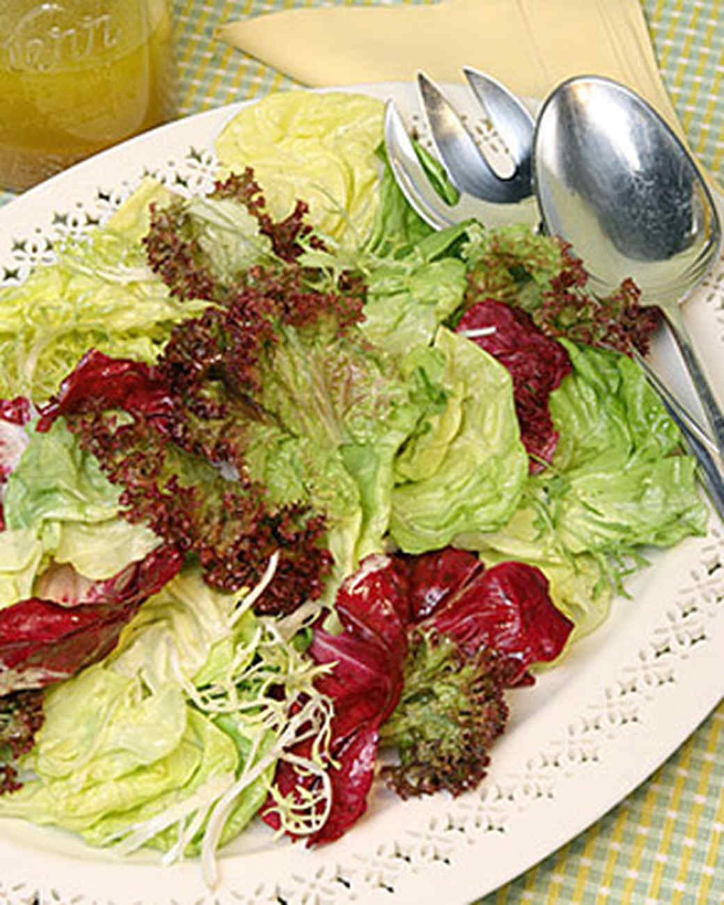 Green Salad with Basic Vinaigrette Recipe & Video | Martha Stewart