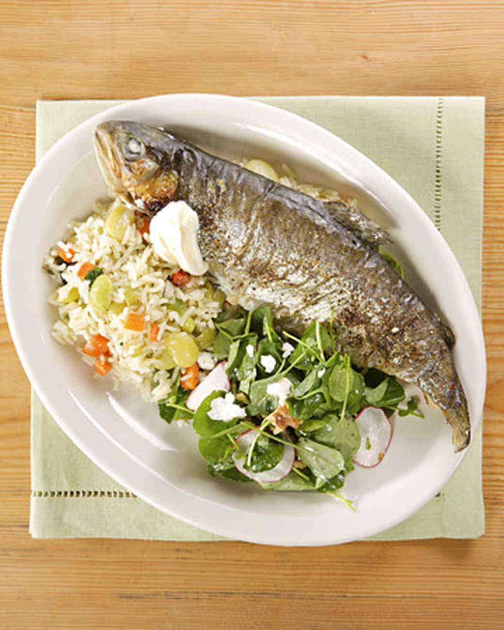 Roasted Trout with Dill and Lemon Recipe & Video Martha Stewart