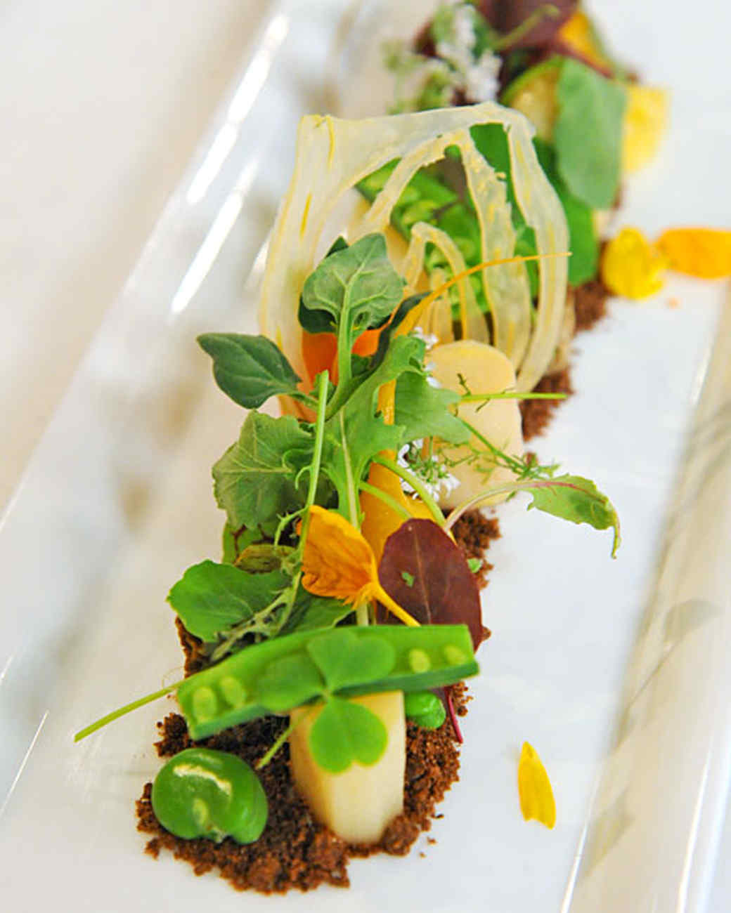 Spring Salad with Mushroom ''Dirt'' Recipe & Video | Martha Stewart