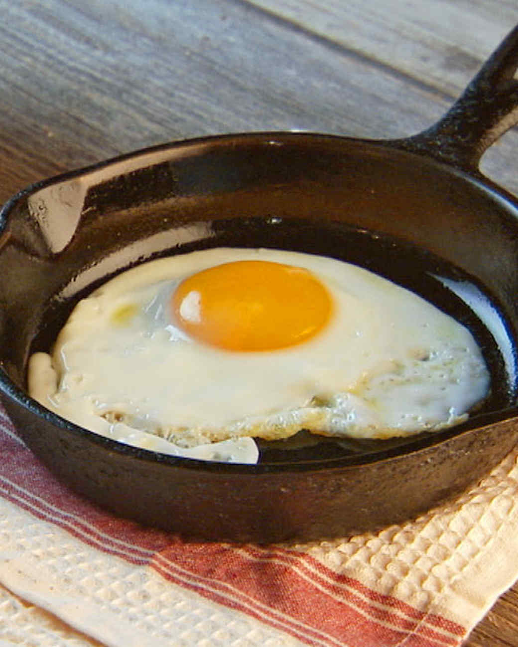 Perfect Fried Egg Every Time Recipe & Video | Martha Stewart