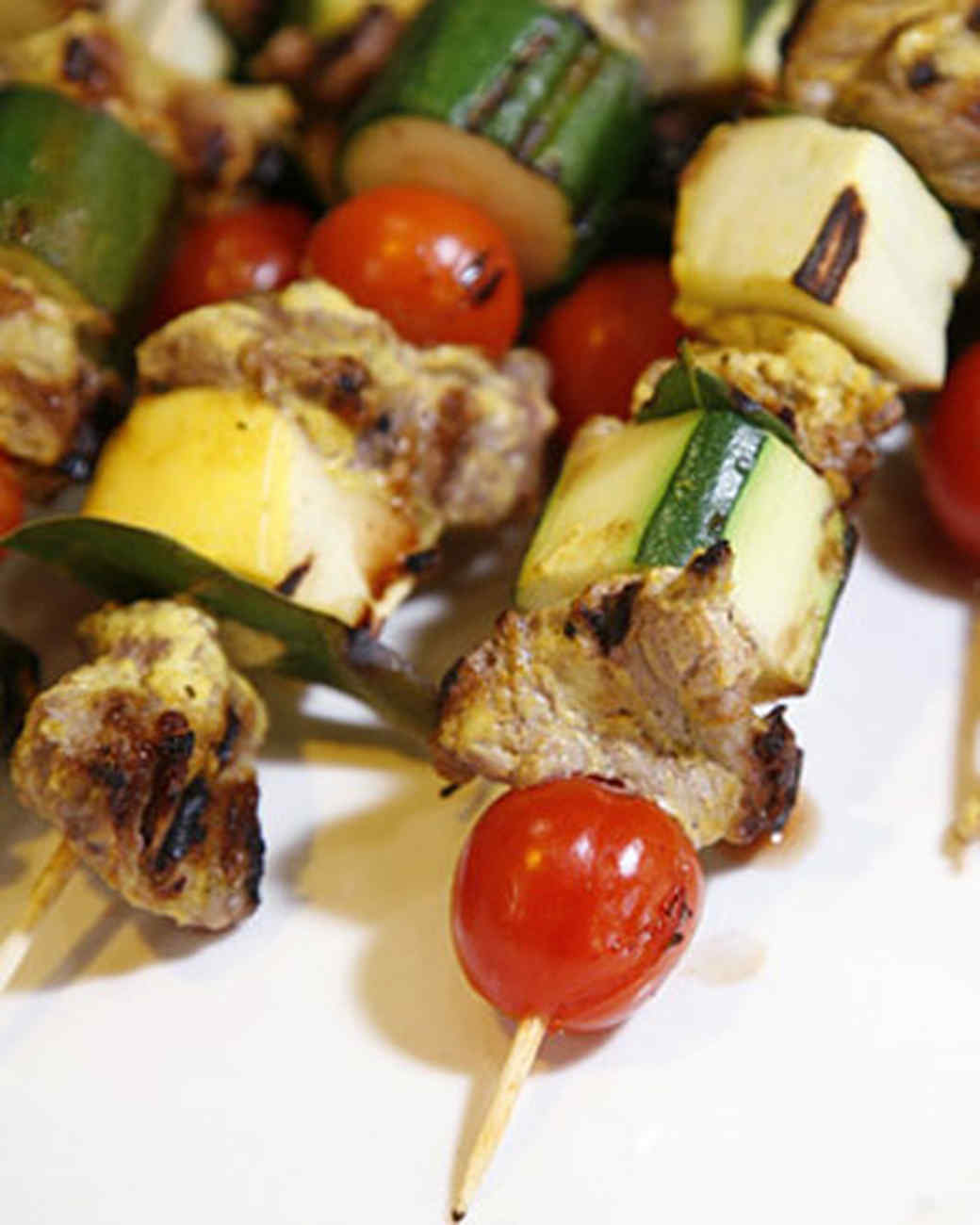 Yogurt-Marinated Lamb Kebabs Recipe | Martha Stewart