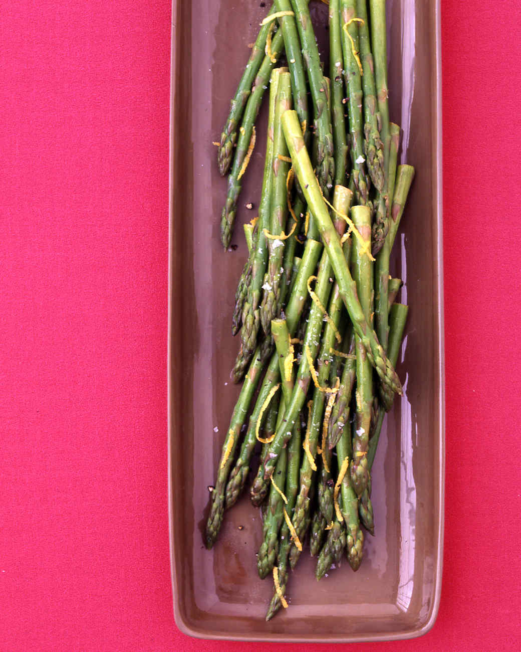 Asparagus with Lemon Butter Recipe Martha Stewart