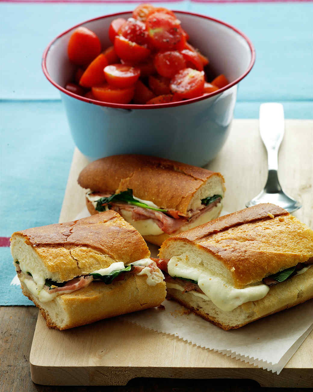 Mozzarella and Ham Panini