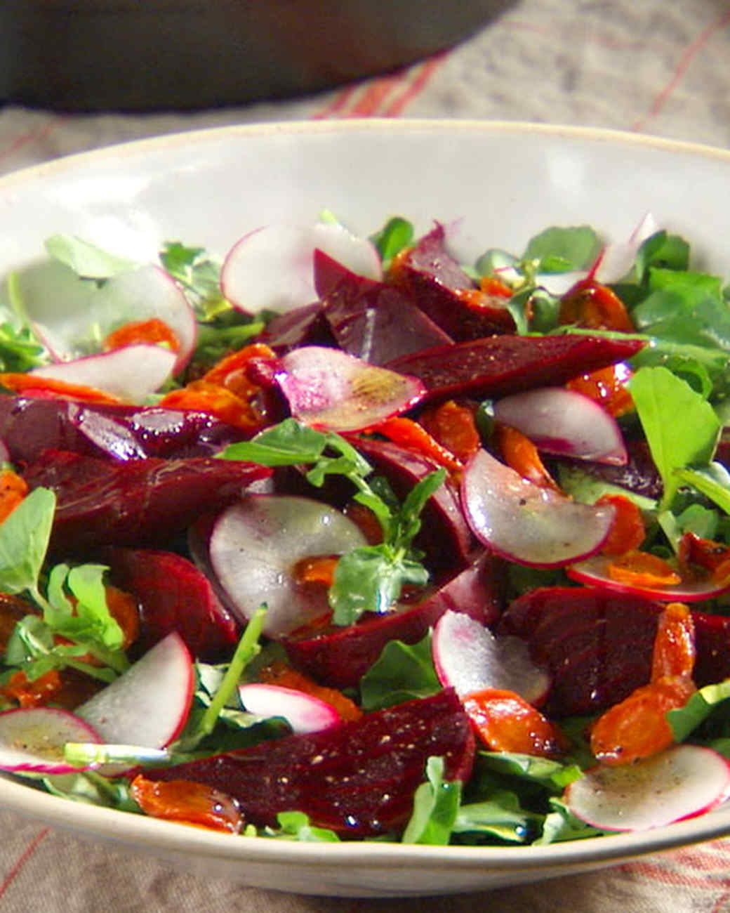 Beet, Carrot, and Watercress Salad Recipe & Video Martha Stewart