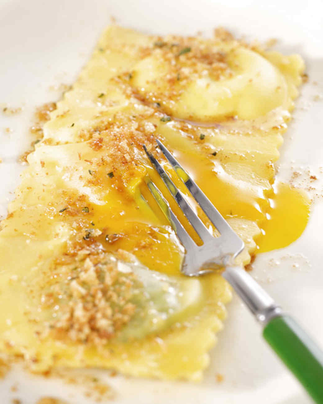 Soft FarmEgg Ravioli Recipe & Video Martha Stewart