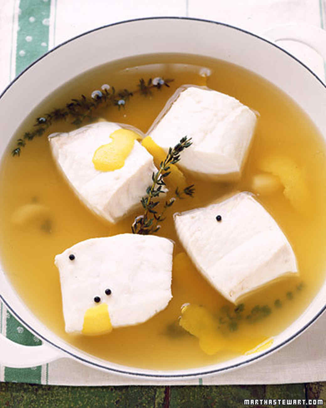 2019 year - Halibut Recipe: Lemon and Herb Poached Halibut 2019 year