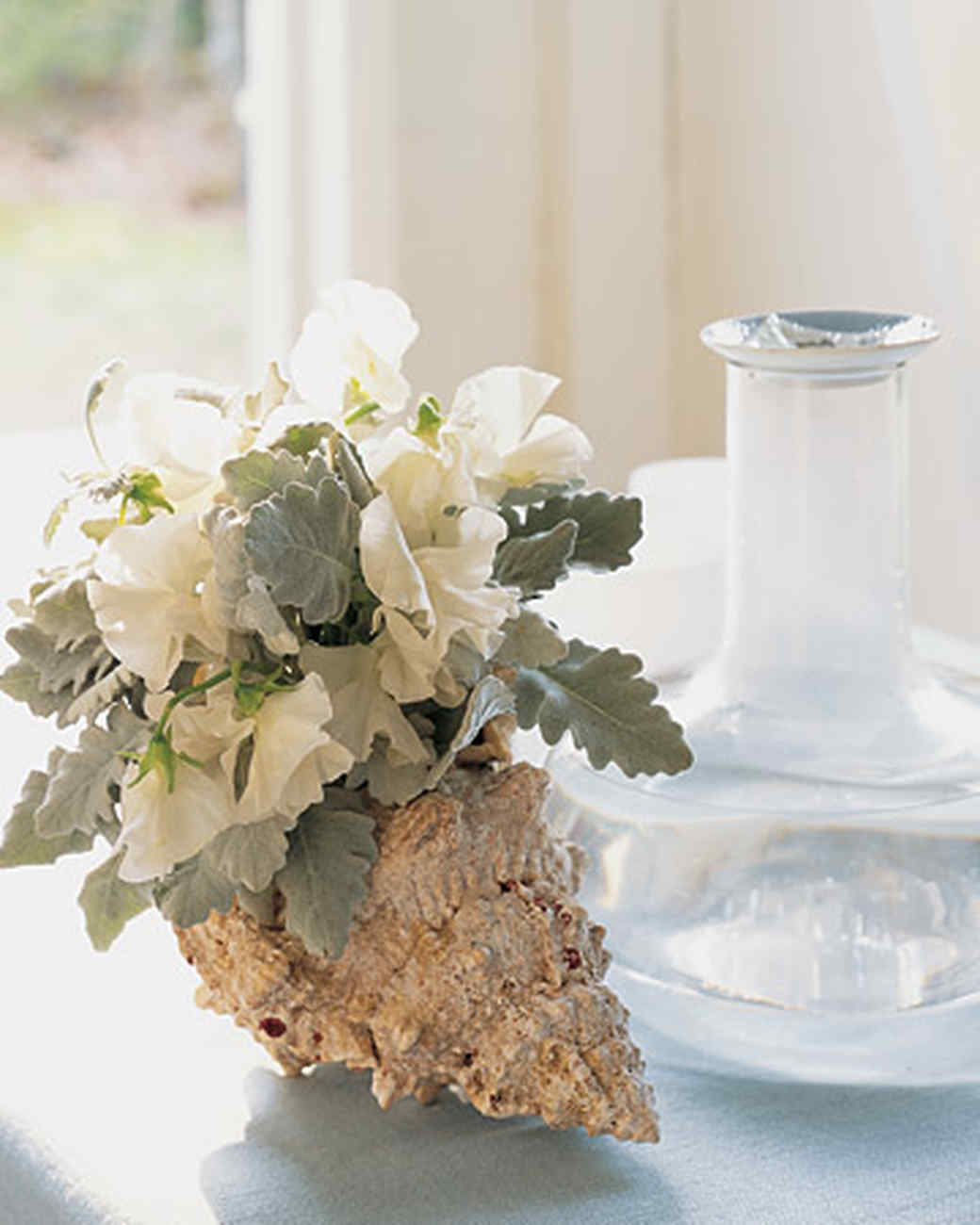 flower arrangement in a seashell martha stewart flower arrangement in a seashell martha stewart
