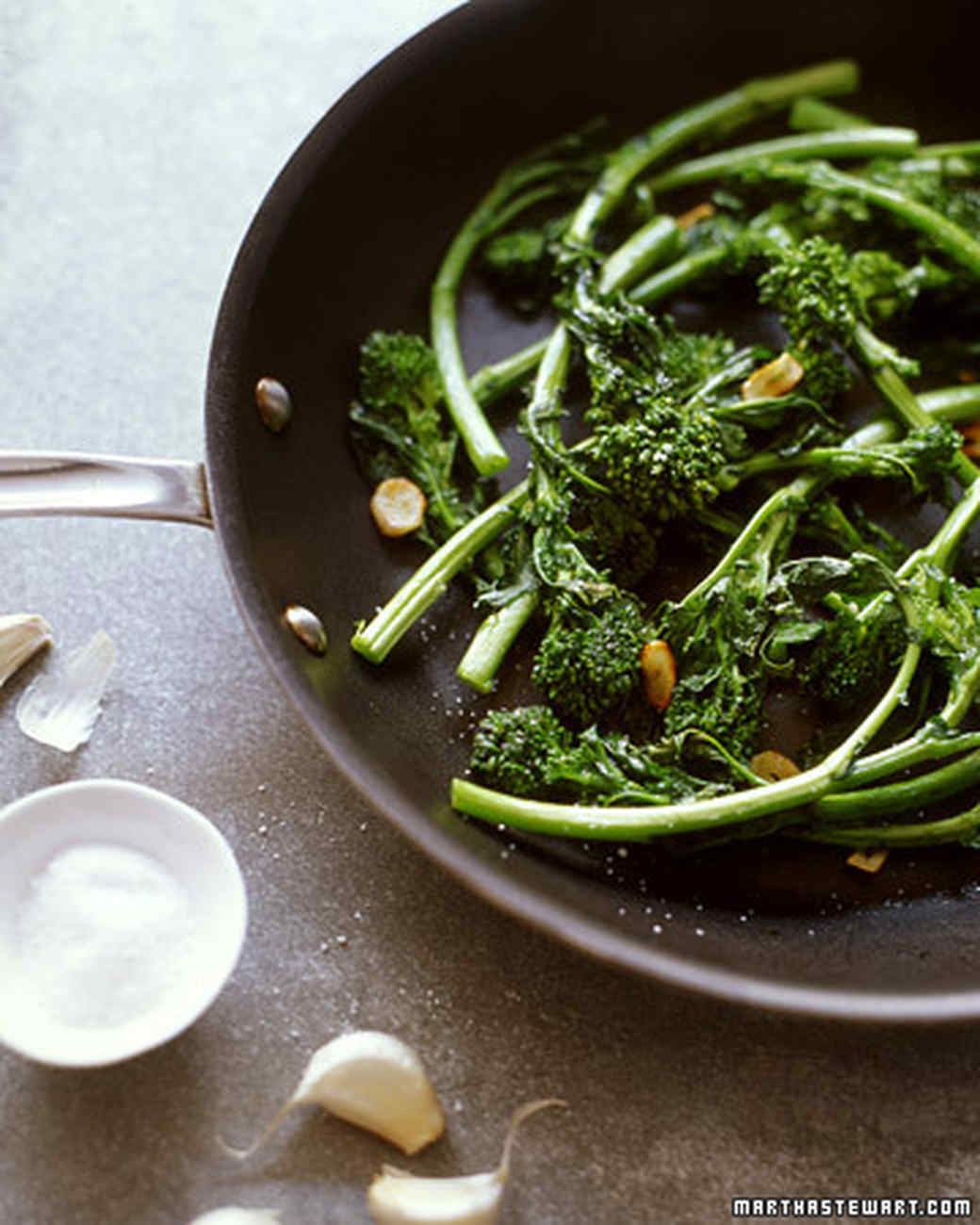 Quick Sauteed Broccoli Rabe Recipe | Martha Stewart