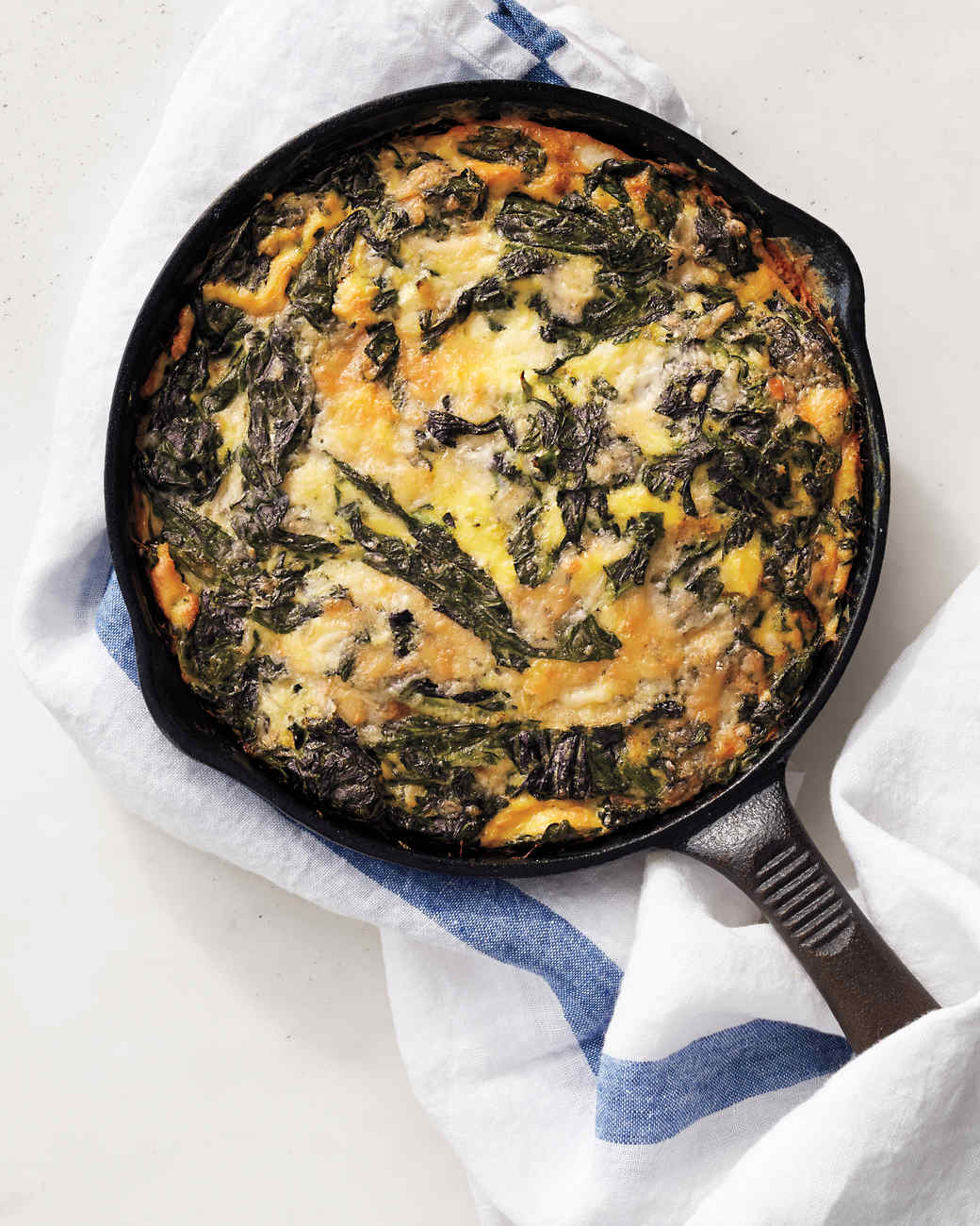 Mostly Greens Frittata Recipe Martha Stewart