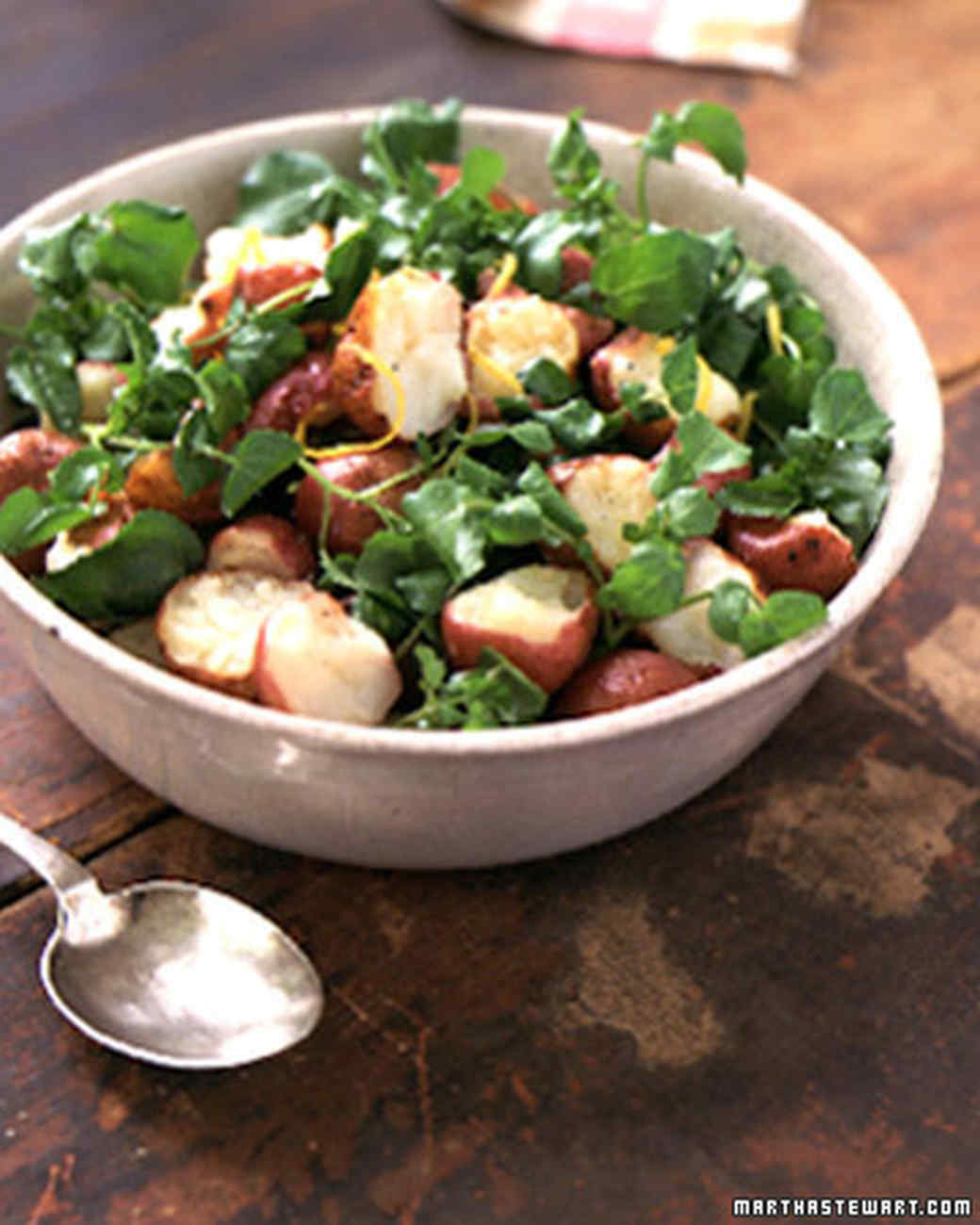 Warm Potato and Watercress Salad Recipe | Martha Stewart
