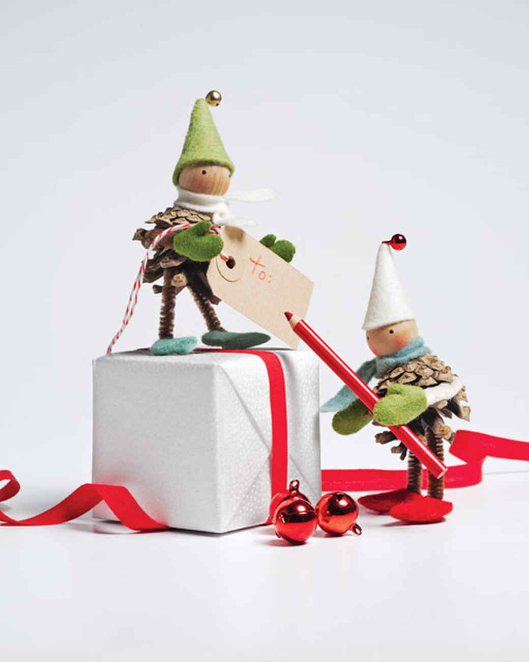 Pinecone Elves Martha Stewart
