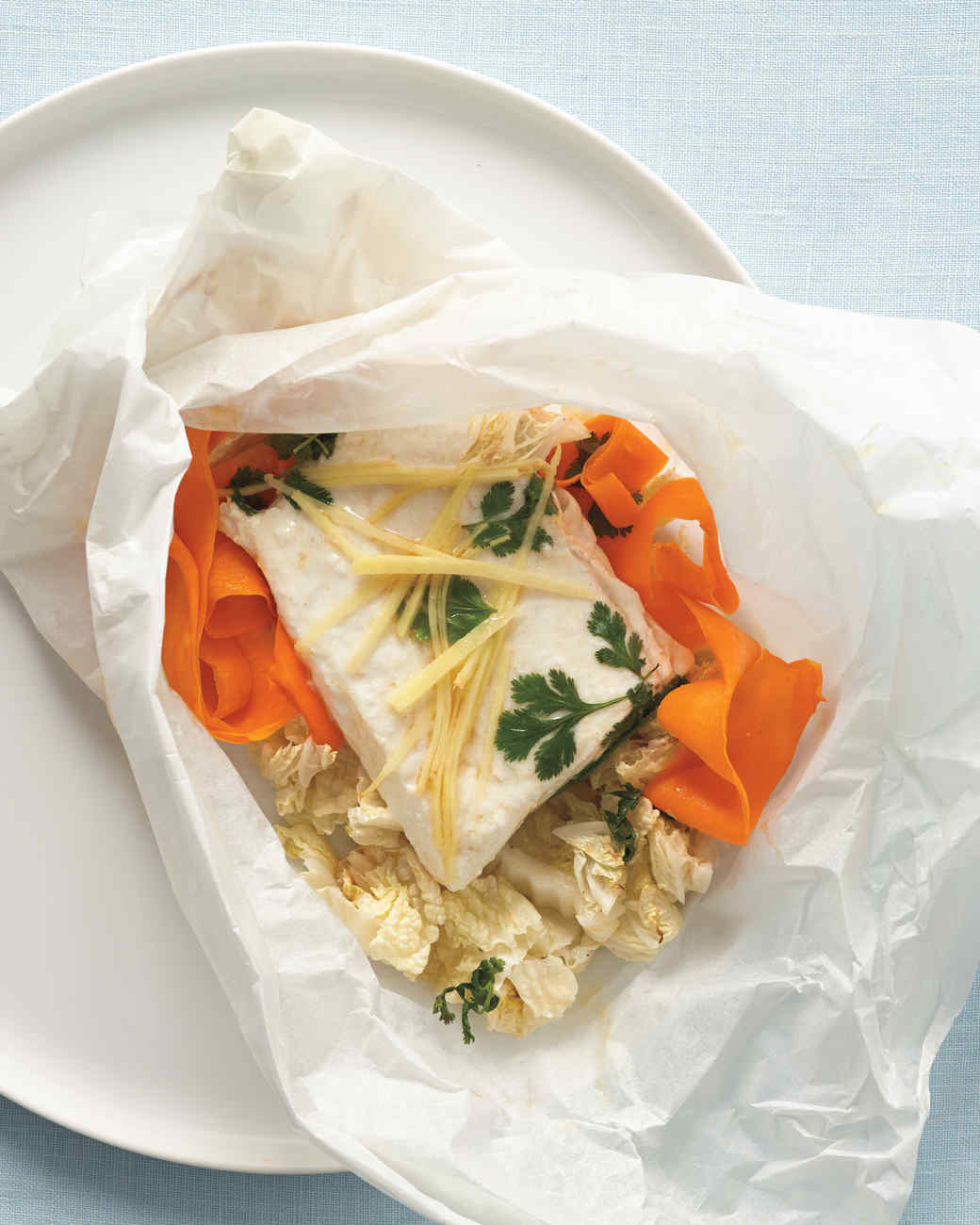 Halibut in Parchment Recipe & Video Martha Stewart