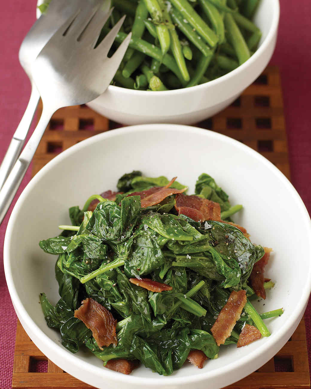 Sauteed Spinach with Bacon