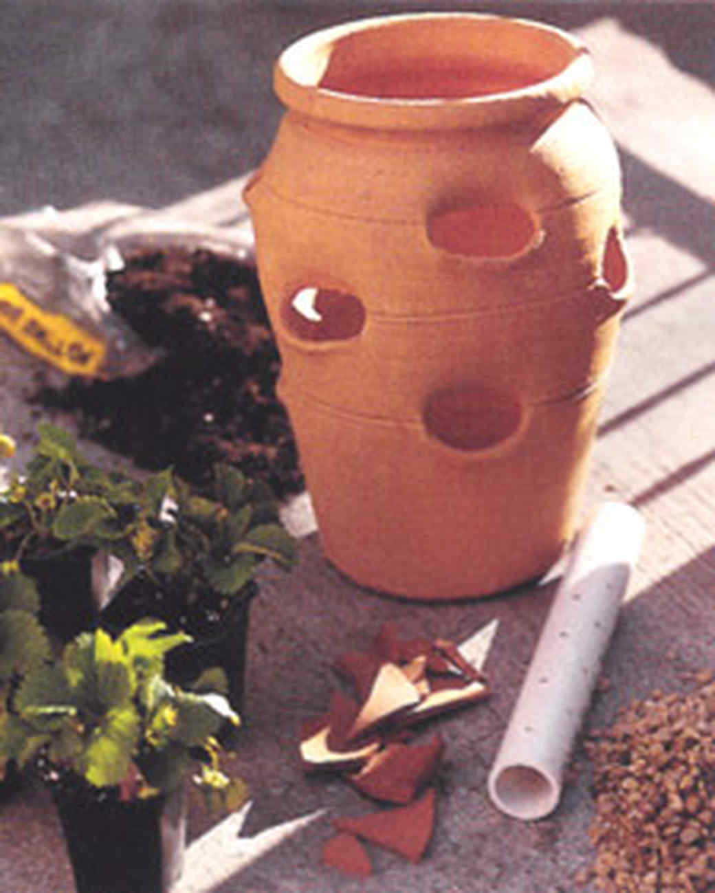 Planting a Strawberry Pot | Martha Stewart