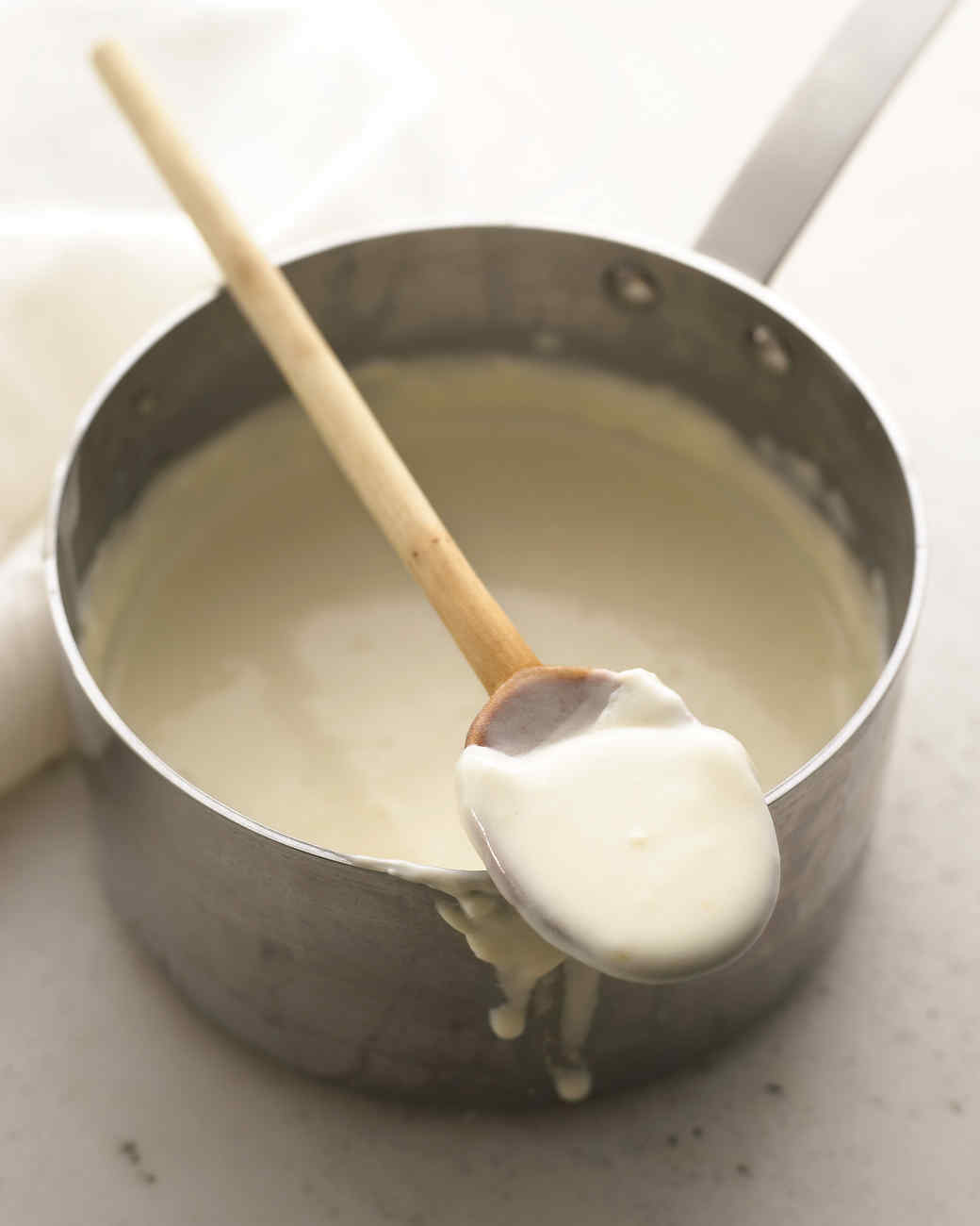 bechamel sauce with cheese