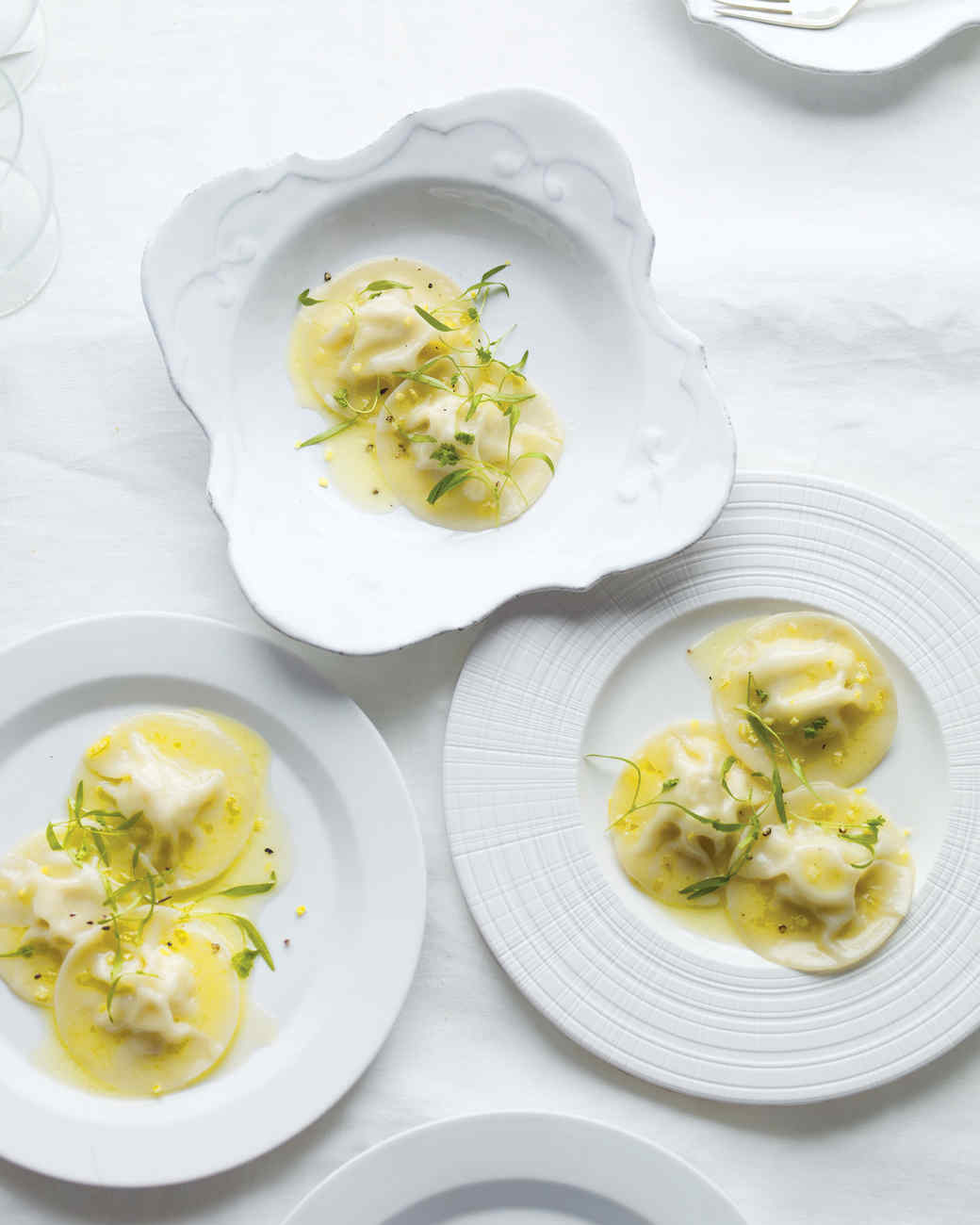 Crab Ravioli with Lemon Butter Recipe | Martha Stewart