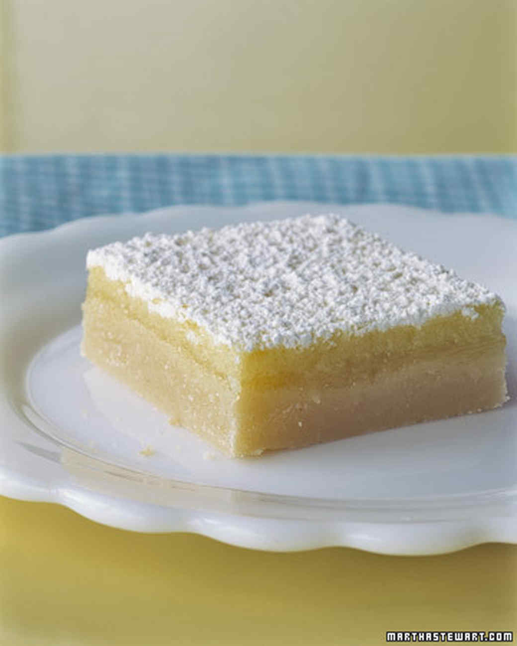 Lemon Squares Recipe Martha Stewart