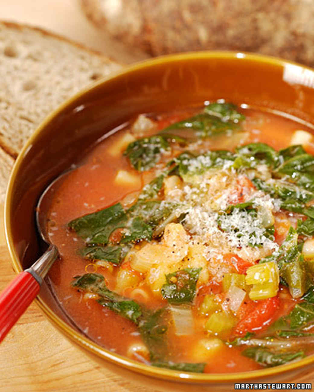 Autumn Minestrone Soup Recipe & Video | Martha Stewart